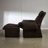 P60 Lounge Chair and Ottoman by Vittorio Introini, Saporiti, 1960s