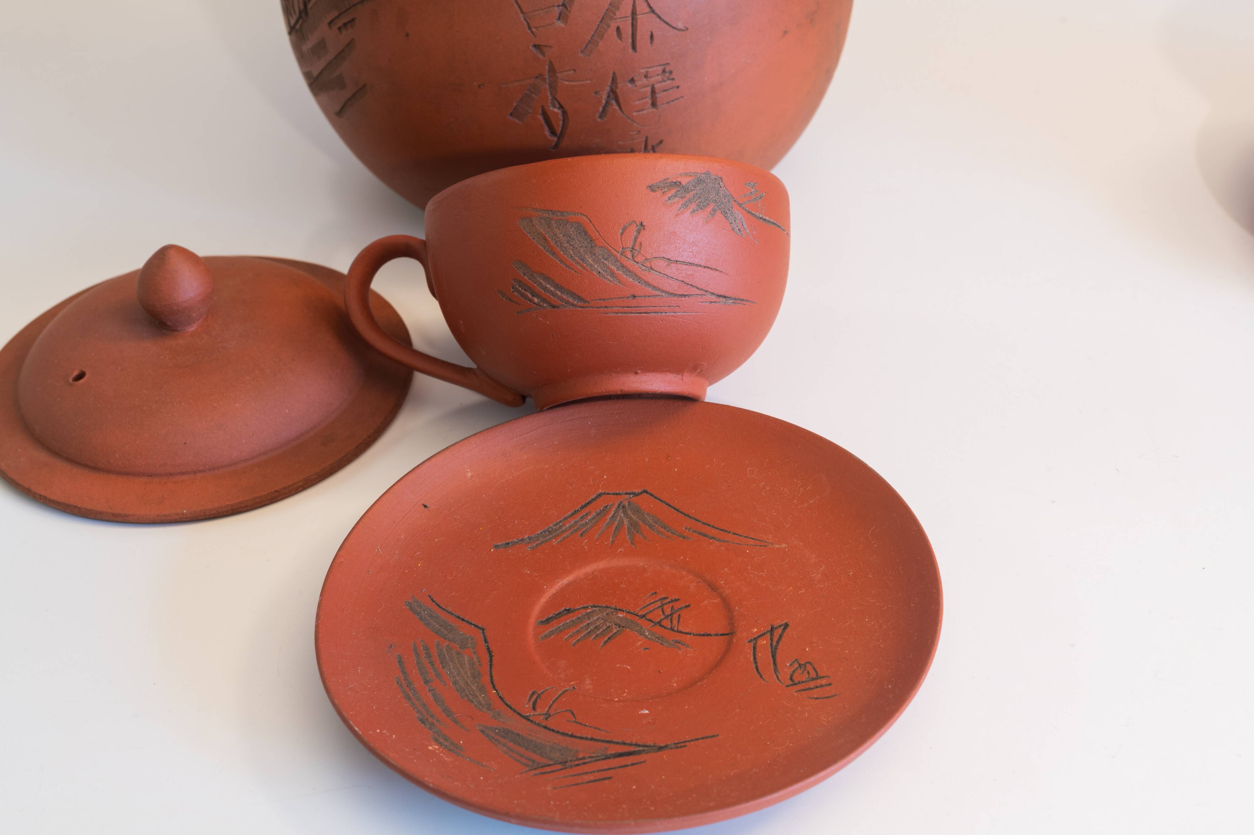 Tokoname Tea Set Japan 1960s