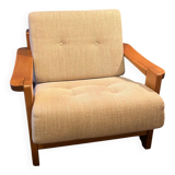 Elm and Maison Regain fabric armchair