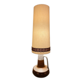 Lampe sur pied XL par Hustadt Leuchten, céramique de studio, années 70, mid-century, vintage, brutaliste, fat lava
