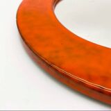 Miroir céramique glaçure « orange », 1960s