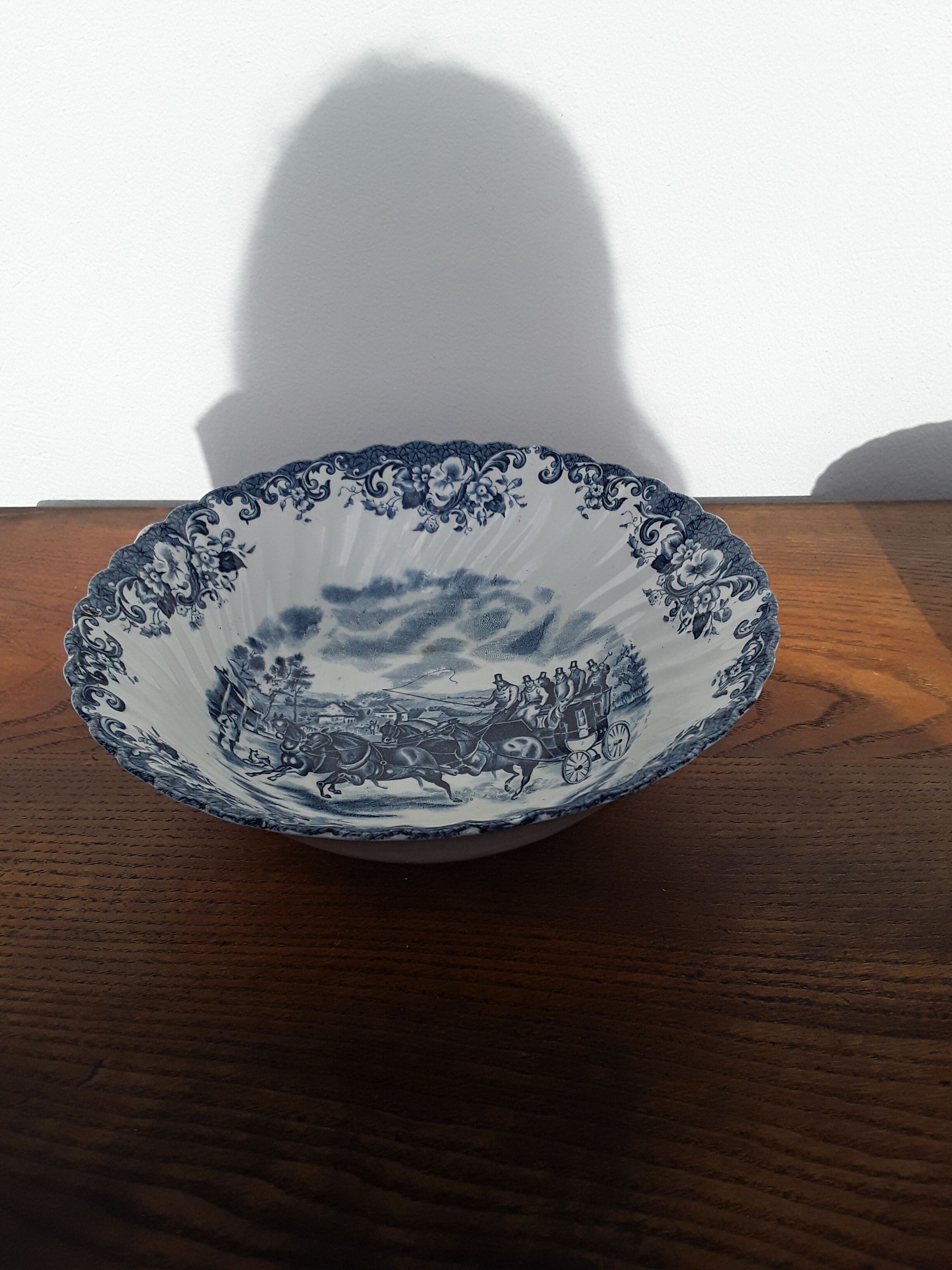 English faeble dessert service