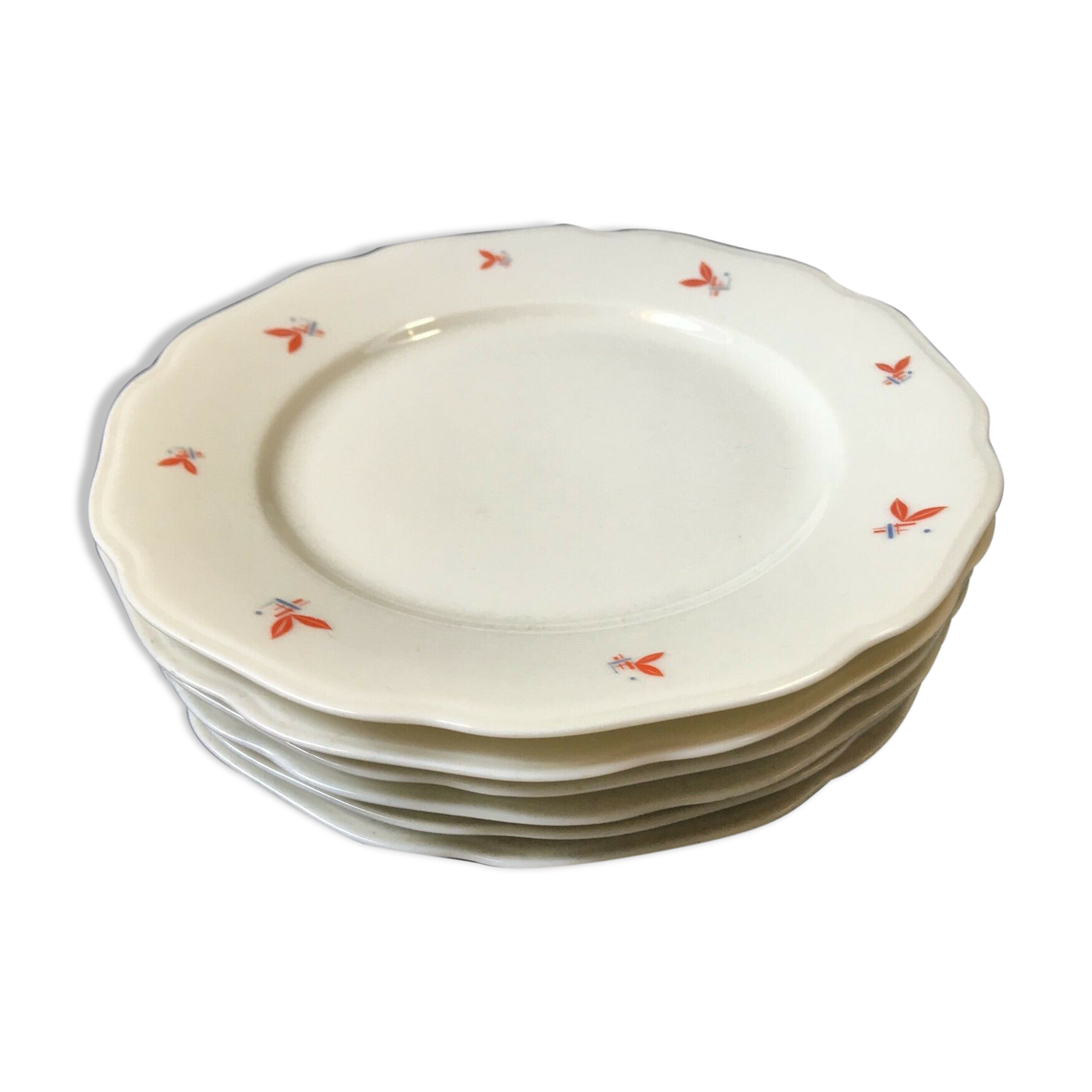 Assiettes Profondes WAS Germany - Lot De 6, Porcelaine, 25 Cm De Diamètre - Couleur Océan Foncé - 6