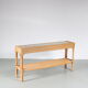 1970s Wicker with bamboo console table from italy