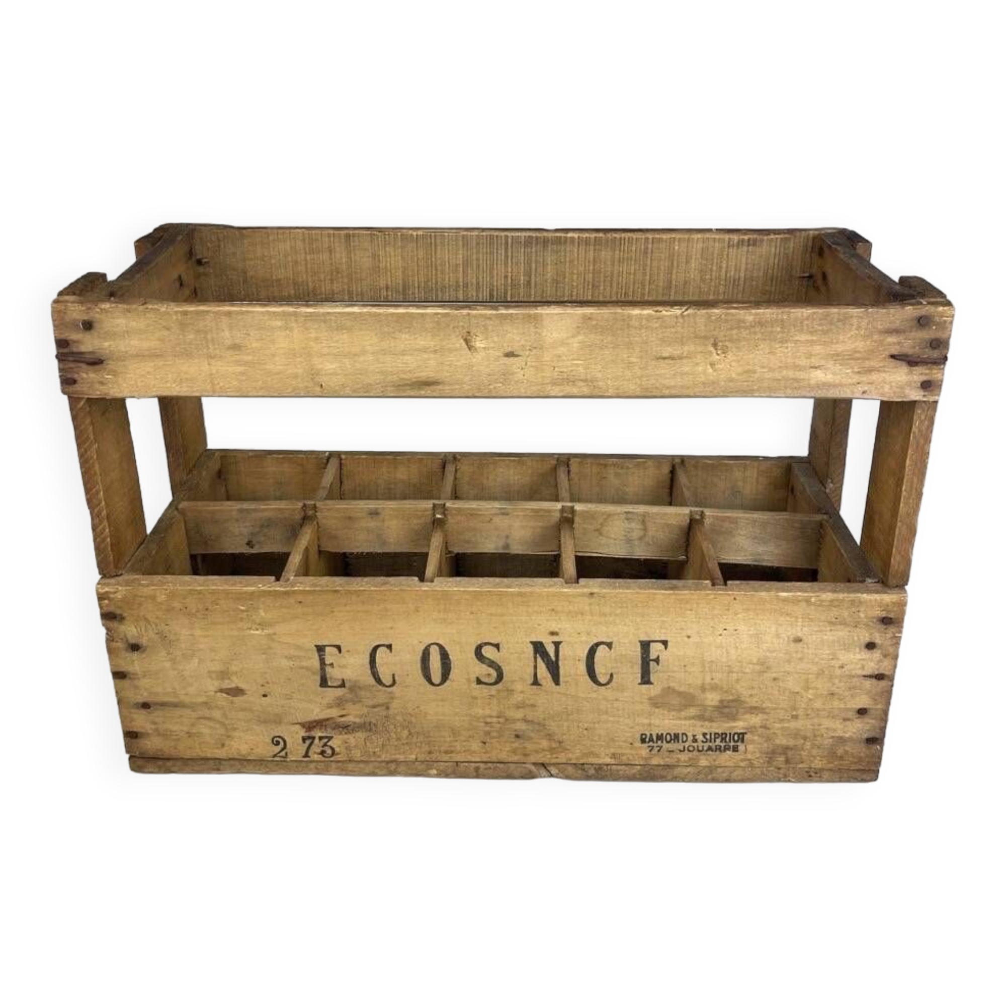 Eco sncf bottle rack from the 1950s