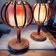Lampes de chevet en rotin