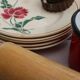 Set of 6 ceramic dessert plates