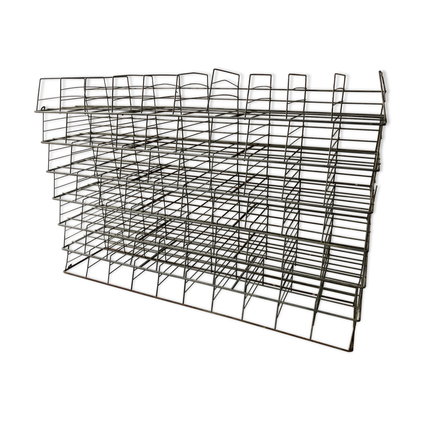 Old metal bottle holders