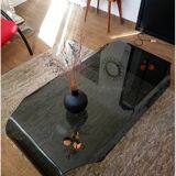 Table basse en verre fumé Calligaris