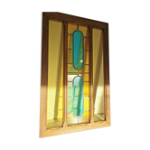 Vitrail avec encadrement