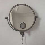 Vintage adjustable illuminated mirror, chrome, Brot Paris 1940