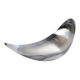 “Leaf” bowl / medium size / Helle Damkjær for Georg Jensen / brushed stainless steel / asymmetrical / Danish modern design