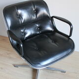 Charles Pollock leather armchair