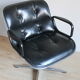 Fauteuil cuir de Charles Pollock 1970
