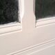 Old translucent glass communication door 82.5x214.2cm