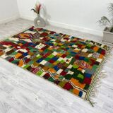 Handmade Moroccan Berber carpet 243 x 157 CM