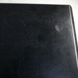 Table basse bois laqué noir, France, circa 1970