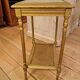Table de salon style Louis XVI en bois peint