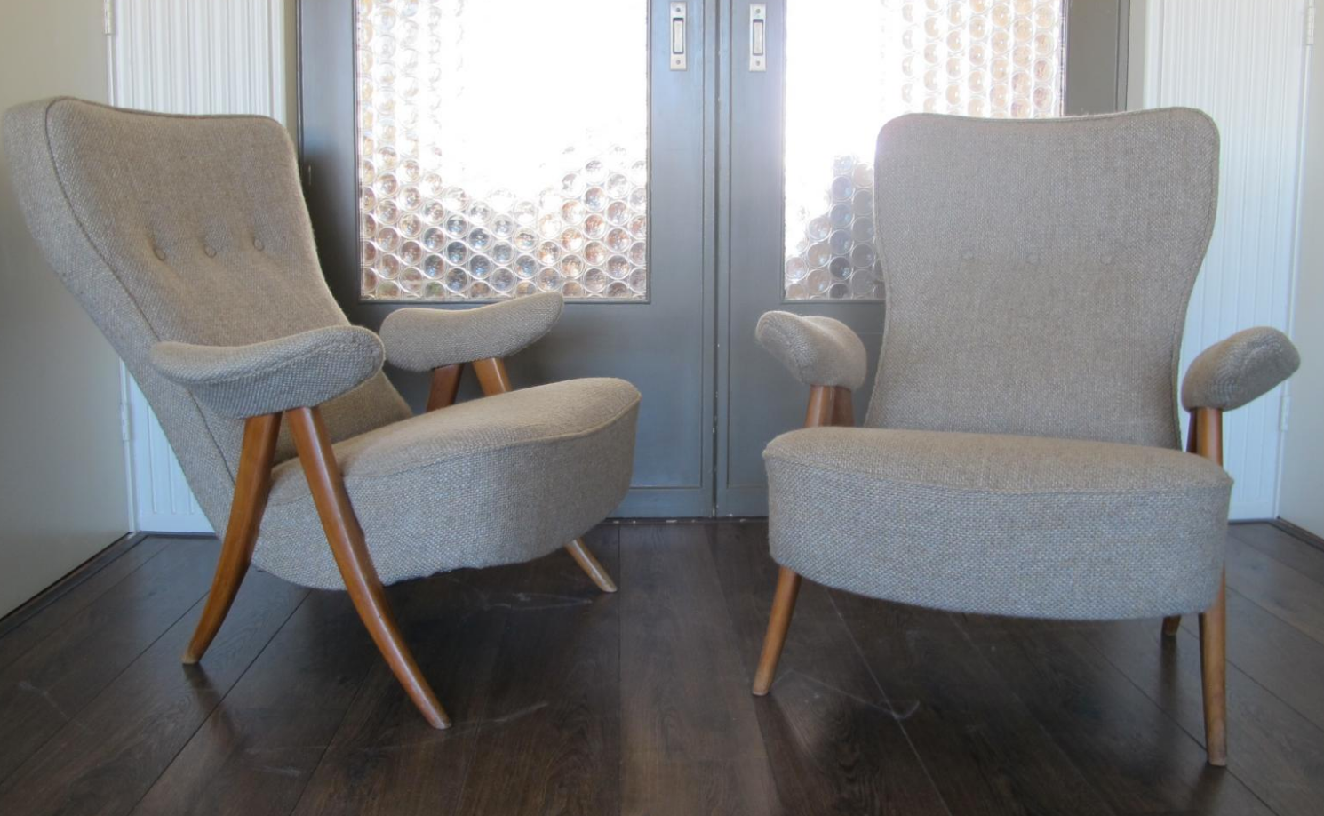 Chair living room 105 mid-century by Theo Ruth for Artifort, 1950 s
