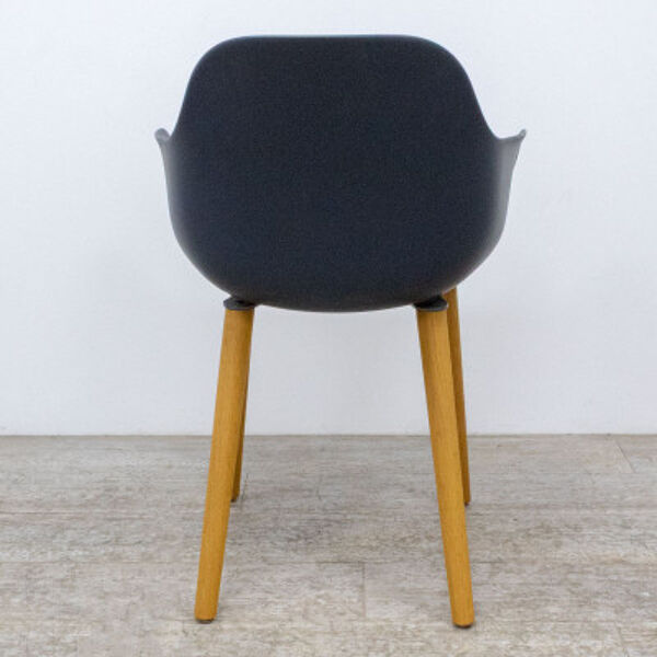 Chaise Crassevig Pola Round gris foncé