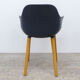 Reconditioned chair CRASSEVIG Pola Round dark grey