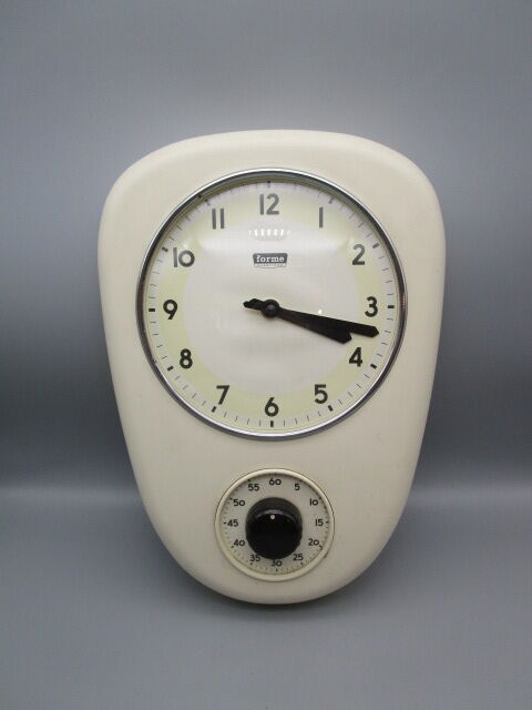 Vintage kitchen clock 60' with timer