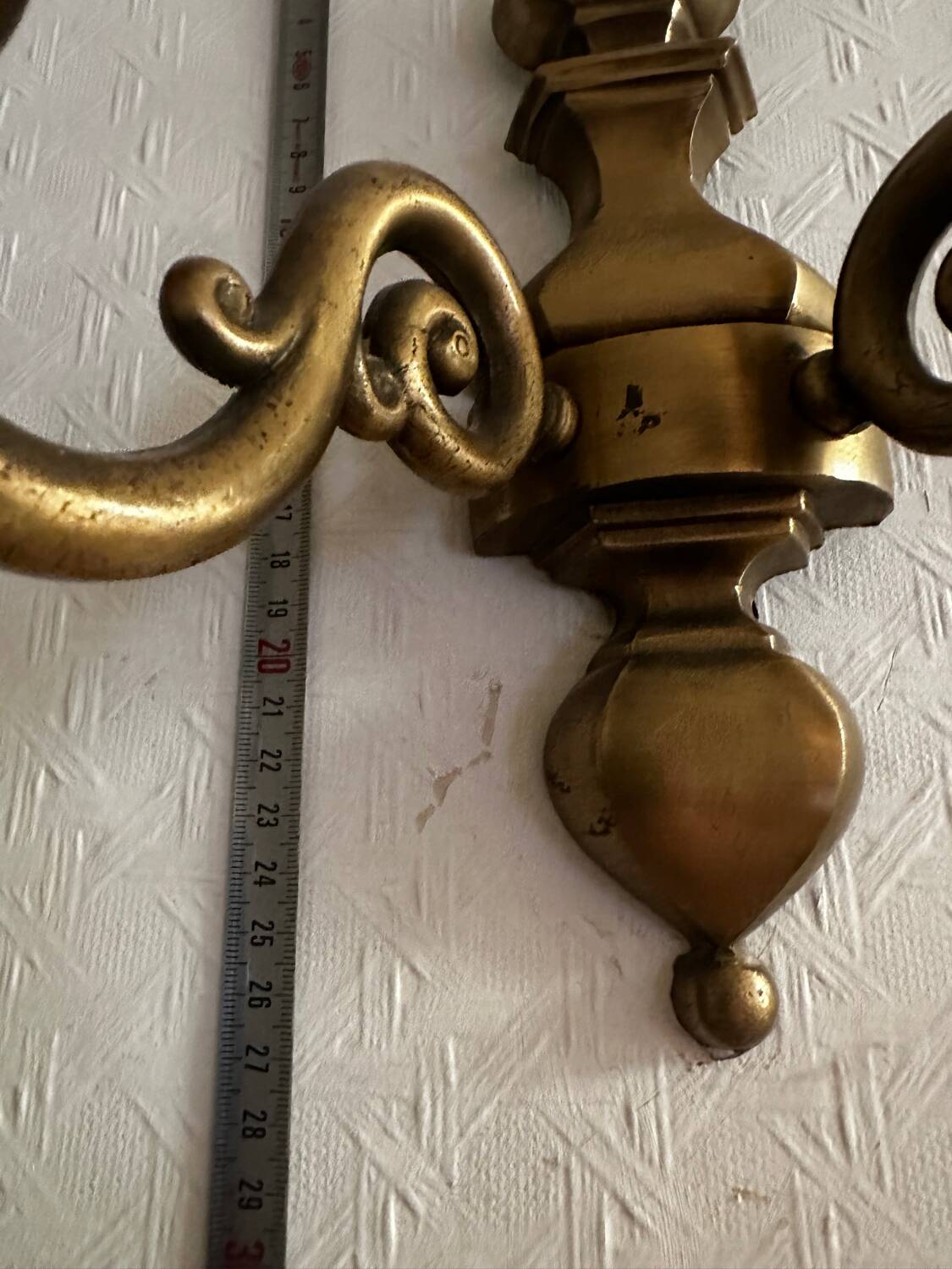 Vintage Brass Wall Sconce