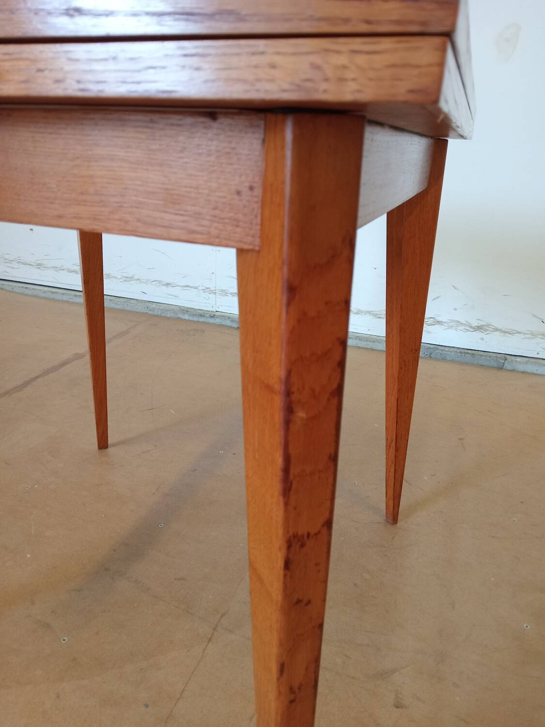 Vintage oak veneer table - 1960s