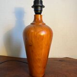 Pied de lampe à poser en bois massif
