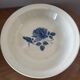 Very pretty blue floral deep dish Digoin Sarreguemines.