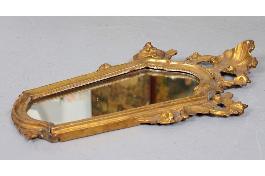 Italian mirror of the 19th century 31 x 61, 7cm
