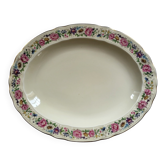 Limoges Bernardaud plat ovale en porcelaine