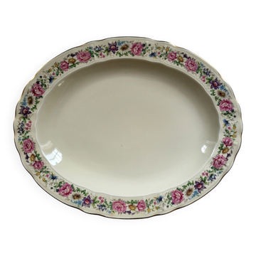 Limoges Bernardaud plat ovale en porcelaine