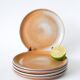 Set of 5 Marais stoneware dessert plates, 1960