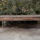 Renovated rustic farmhouse table