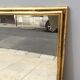 Mirror golden brass Italy 70s 91x66cm