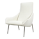 Vintage White Upholstered Armchair