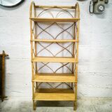 Rattan shelf