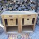 Solid wood storage furniture