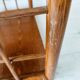 Rattan and wood shelf furniture