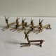 Porte couteaux antilopes laiton
