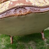 Fauteuil bergère style Louis XVI