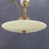 1960s Glass Chandelier by Kamenicky Senov, Czechoslovakia