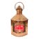 Large Vintage Ship's Lamp Red Copper Fresnel Lens 49cm