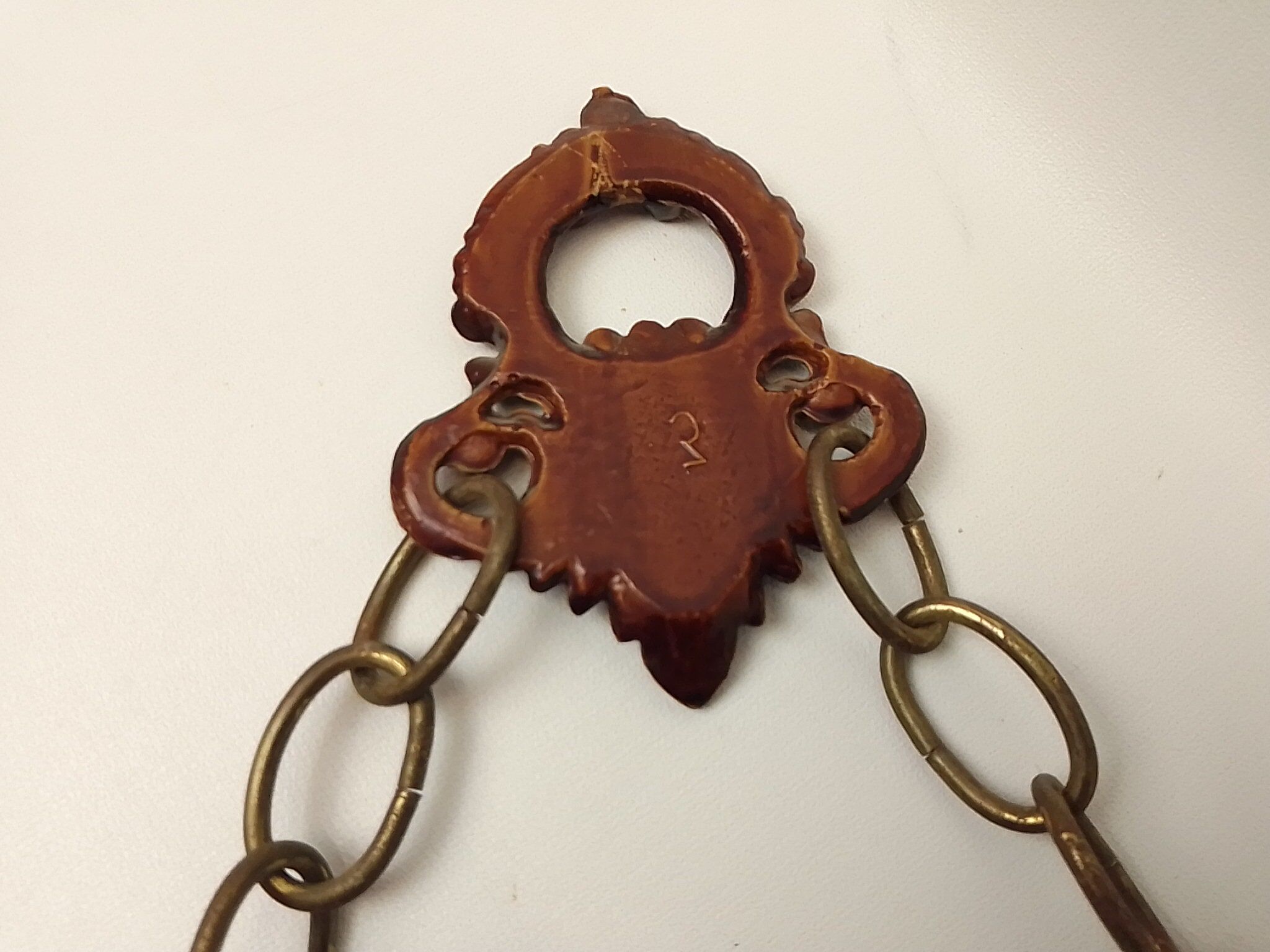 Vintage brown Quartz clock in CM brand polystyrene