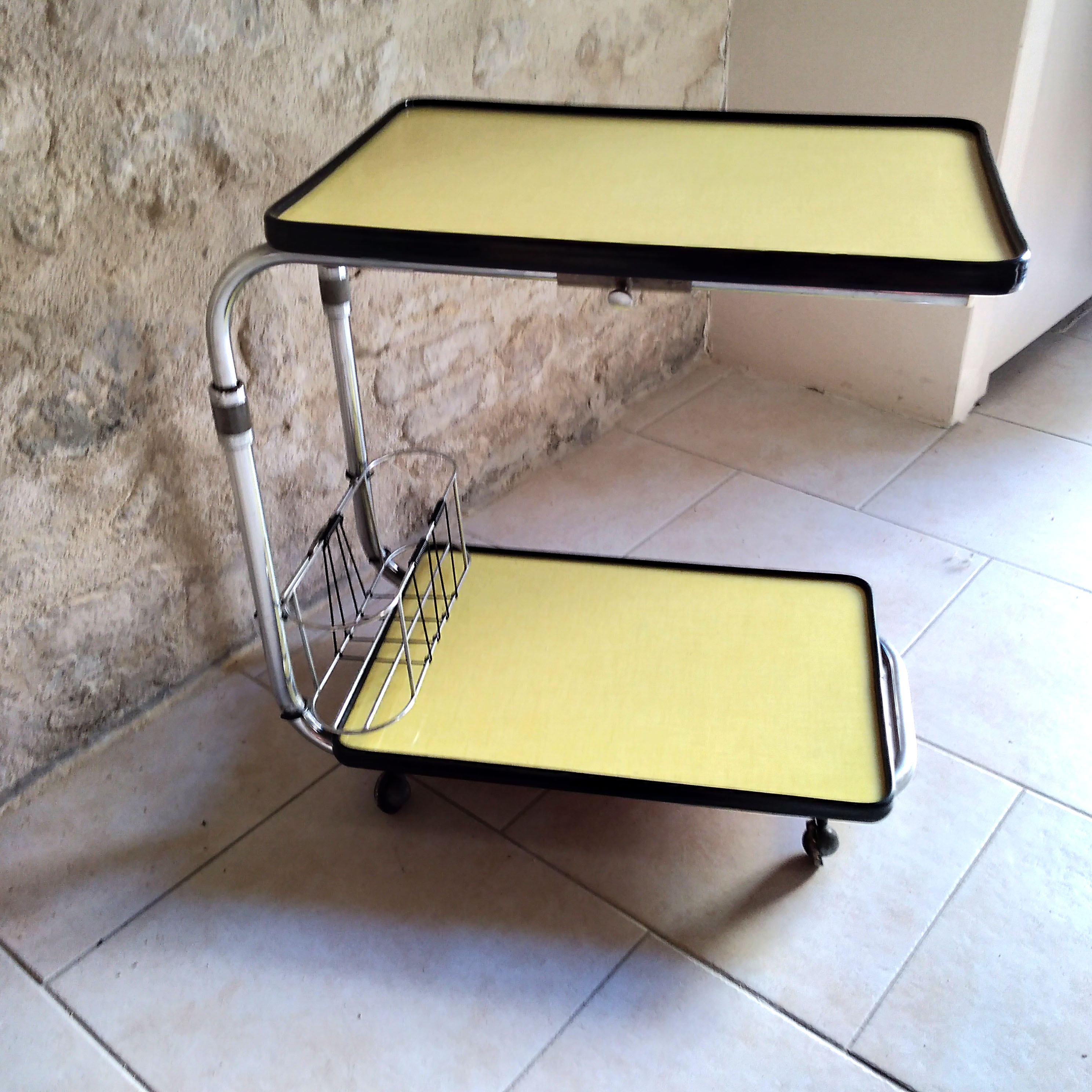 Serving table in formica 1960s