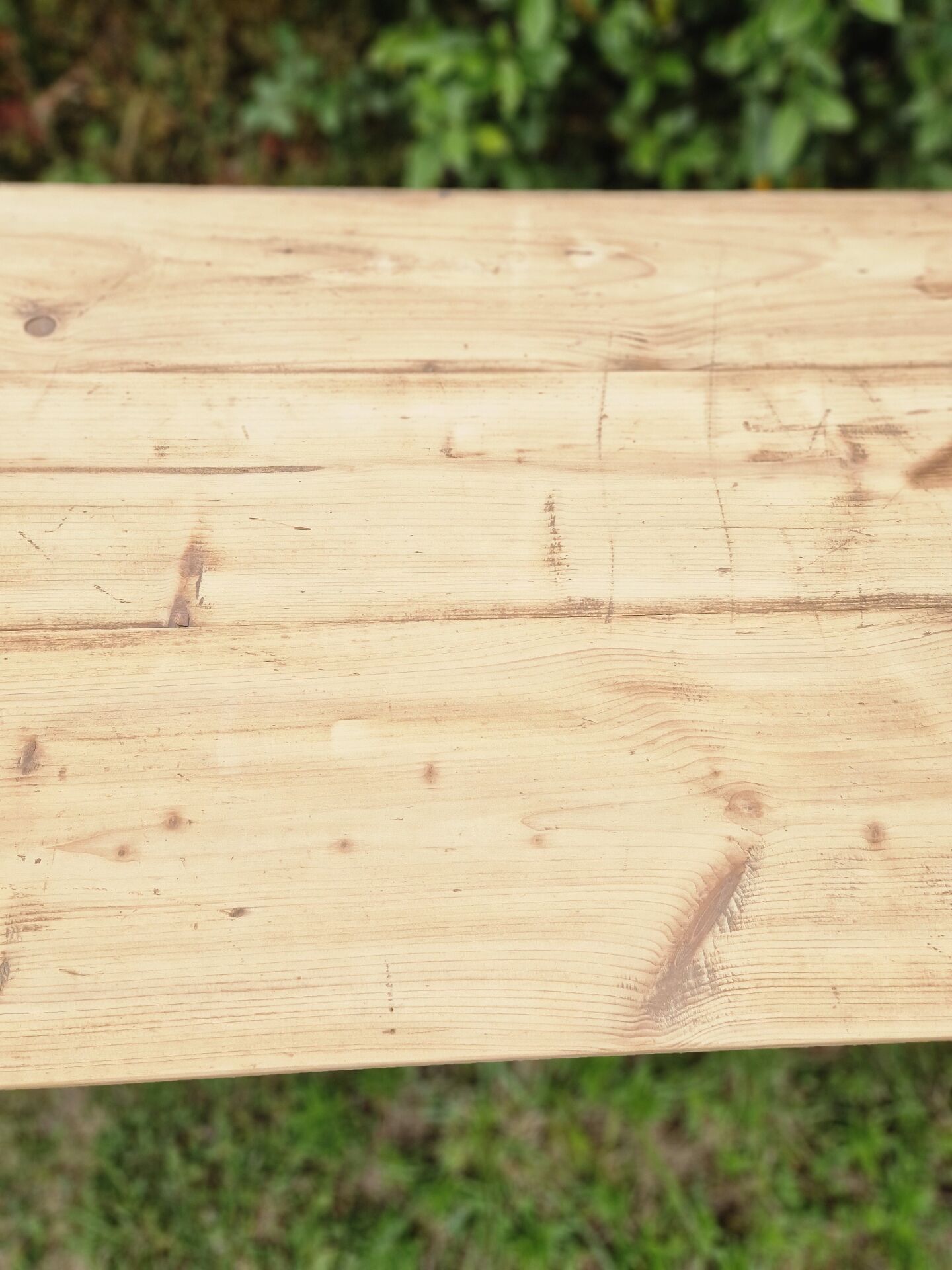 Table console en sapin
