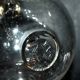 Vintage pitcher carafe in bubble-blown glass from Biot glassworks? H. 34cm