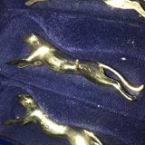 Set of 6 panther knife holders