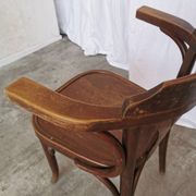 Vintage Bentwood Dining Chair: Mid-Century Thonet Style Armchair